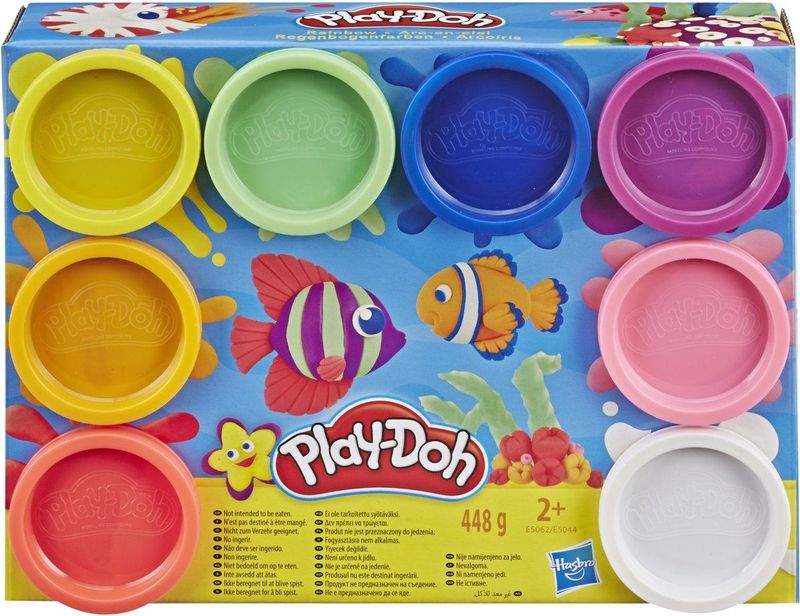 Play-Doh - Klei Set - 8 Potjes - Verschillende Kleuren - 56 Gram Per Potje