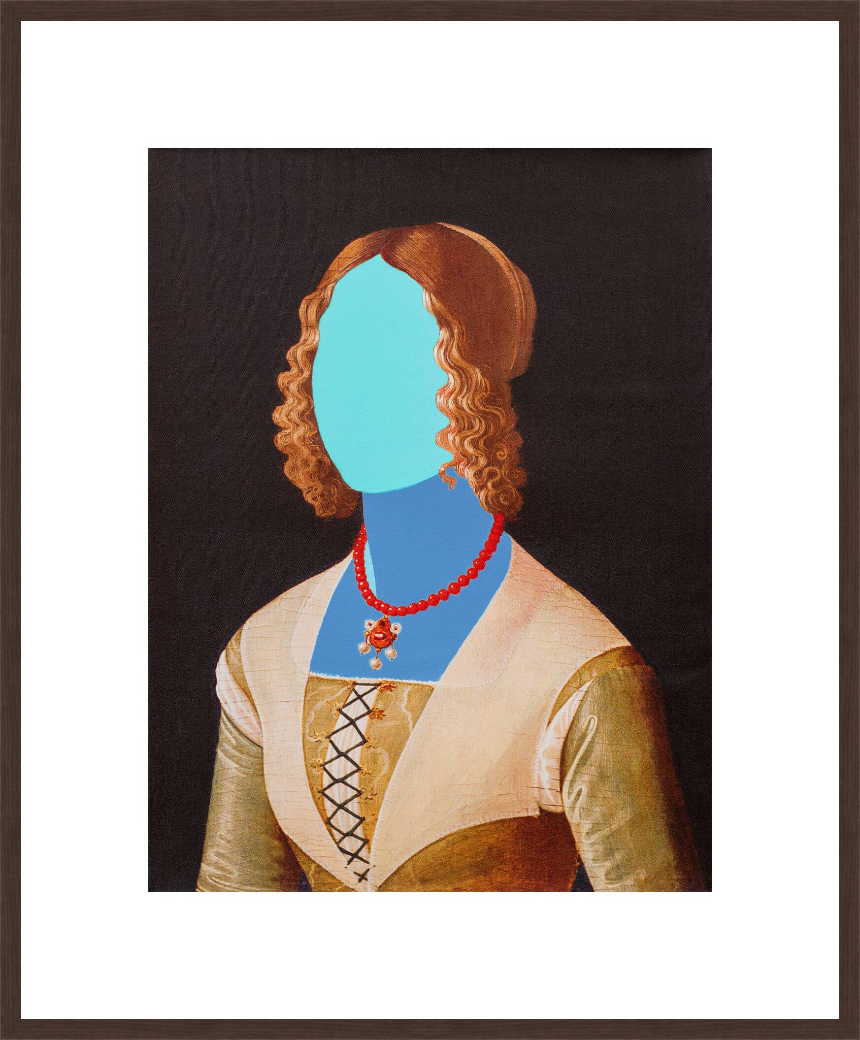 Blue Portrait by Gazi Sansoy - Limited Edition. Edition of: 100. Signed.