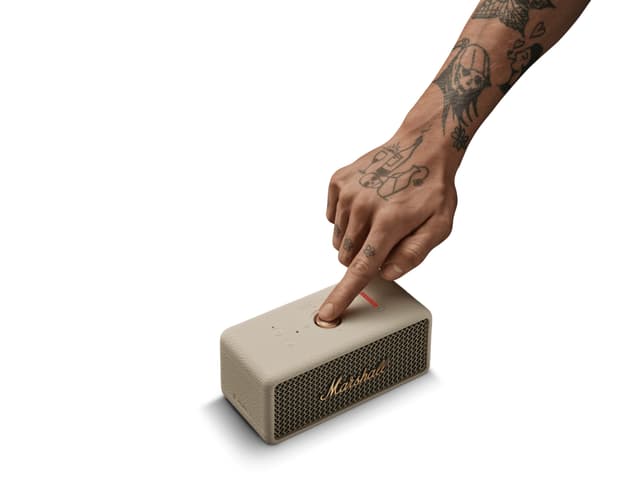 Marshall Emberton III trådløs bærbar højttaler (creme)