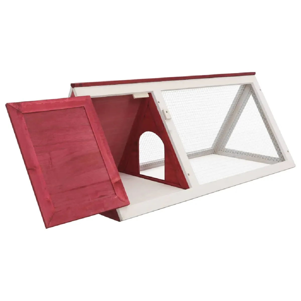 VidaXL Clapier - Rouge