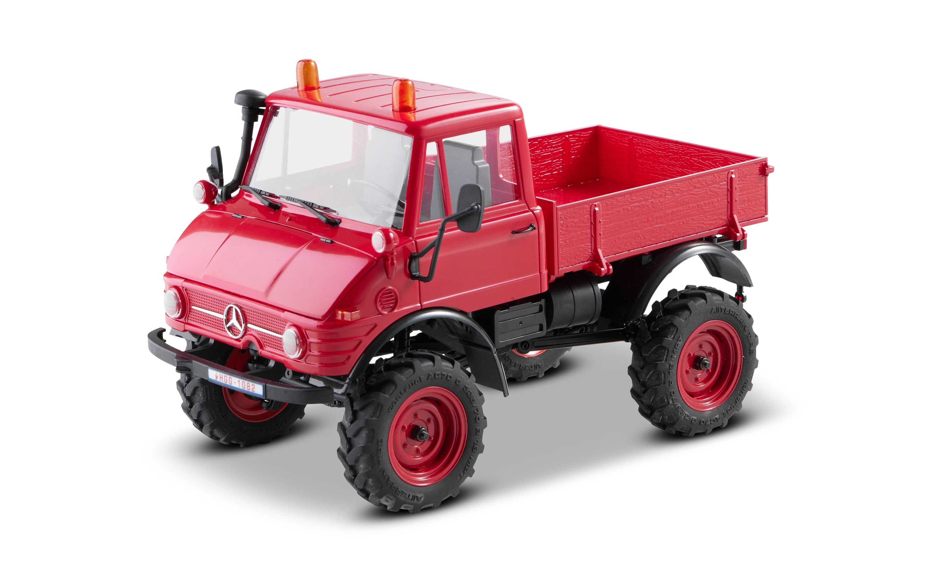 Scale Crawler FXC24 Unimog 421 Rot, RTR, 1:24<br>FCX24 Mini Rock Crawler mit detaillierter Unimog Karosserie und 2-Gang Getriebe