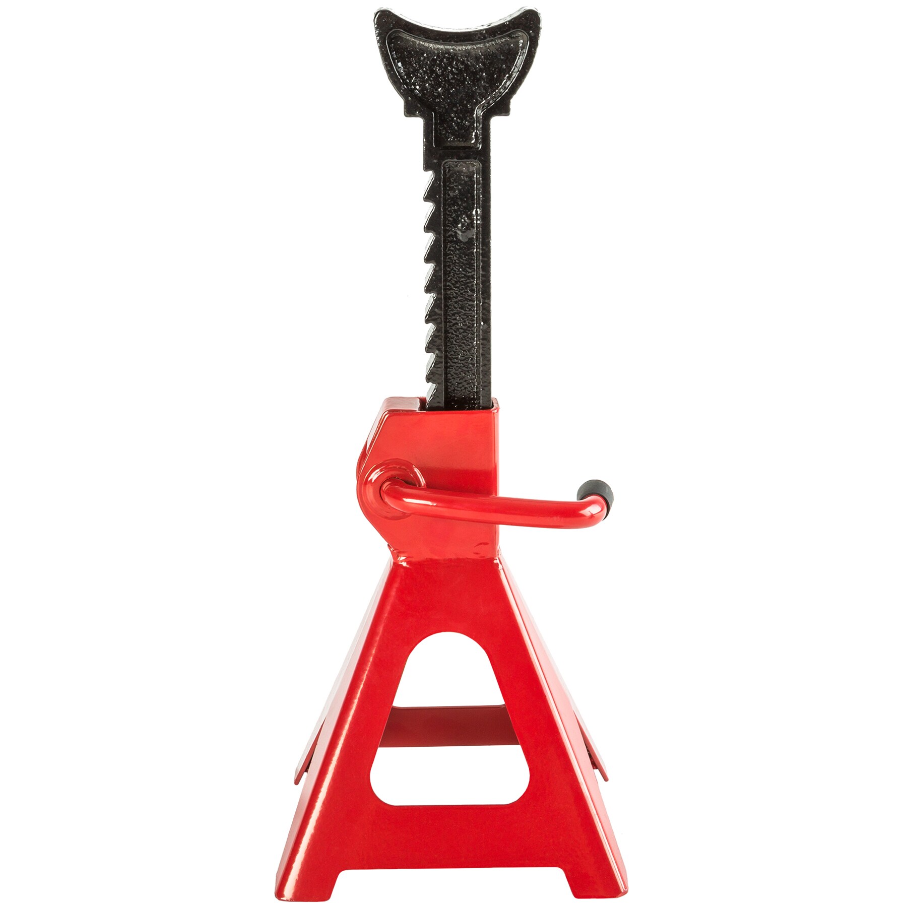 tectake® 2er-Set Unterstellbock, aus Stahl, 9-fach höhenverstellbar 285 - 425 mm, Ratschenmechanismus mit verriegelbarem Einhandhebel