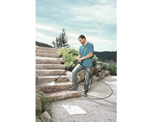 Kärcher K 5 Basic hogedrukreiniger (druk 20-145 bar, 500 l/u) inclusief T5 oppervlaktereiniger, Vario Power spuitlans, vuilfrees en 8 meter hogedrukslang