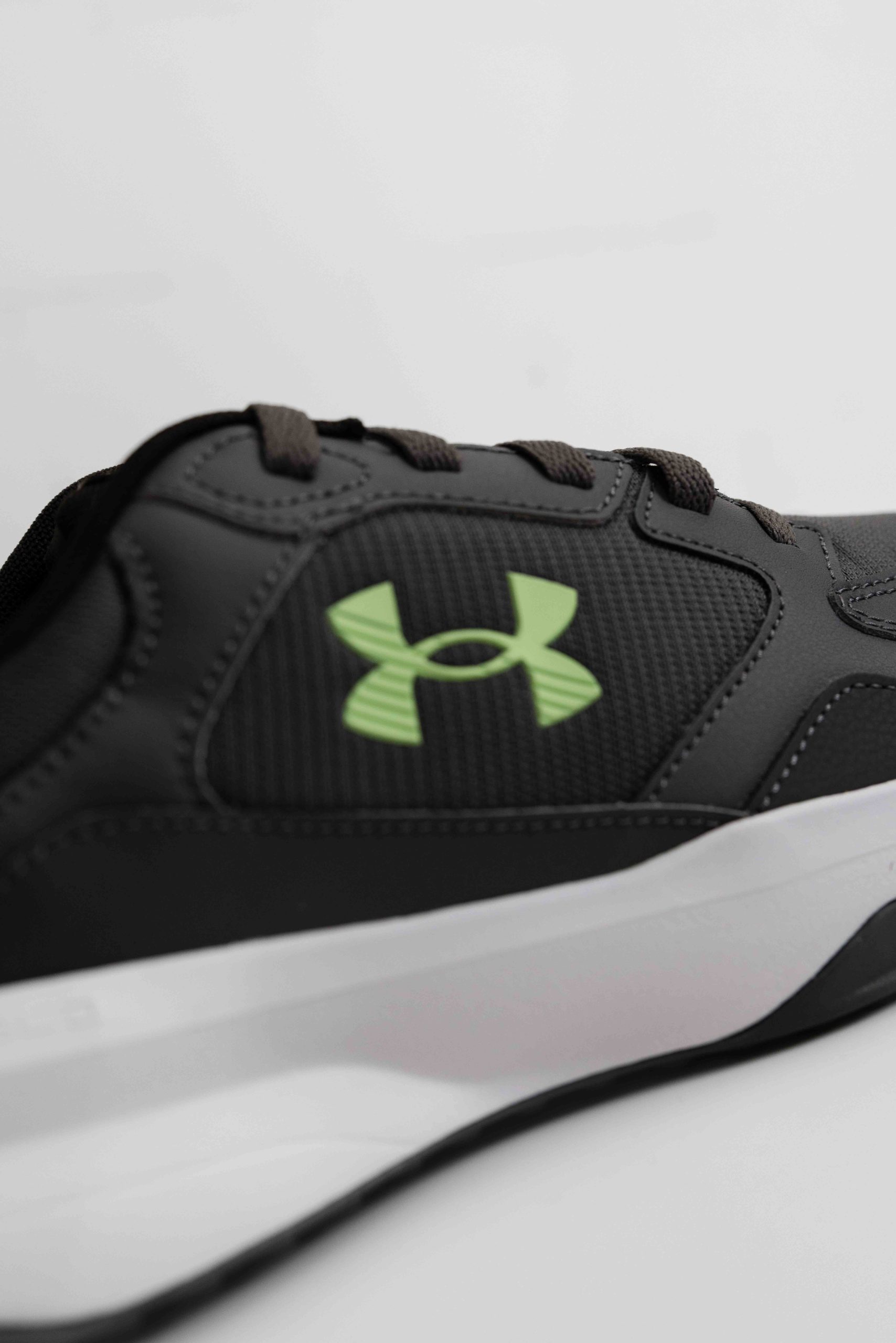 Under Armour Charged Edge Sneakers Heren Donkergrijs/Lichtgroen