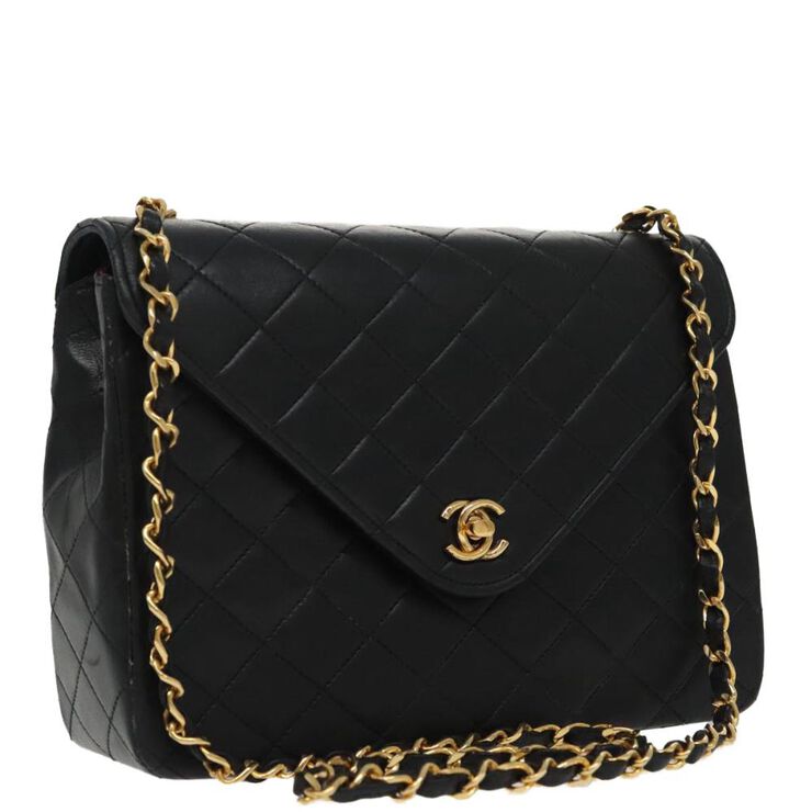 Chanel Vintage Chanel Flap Bag Black