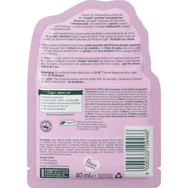 Seeprinzessin Schaumbad