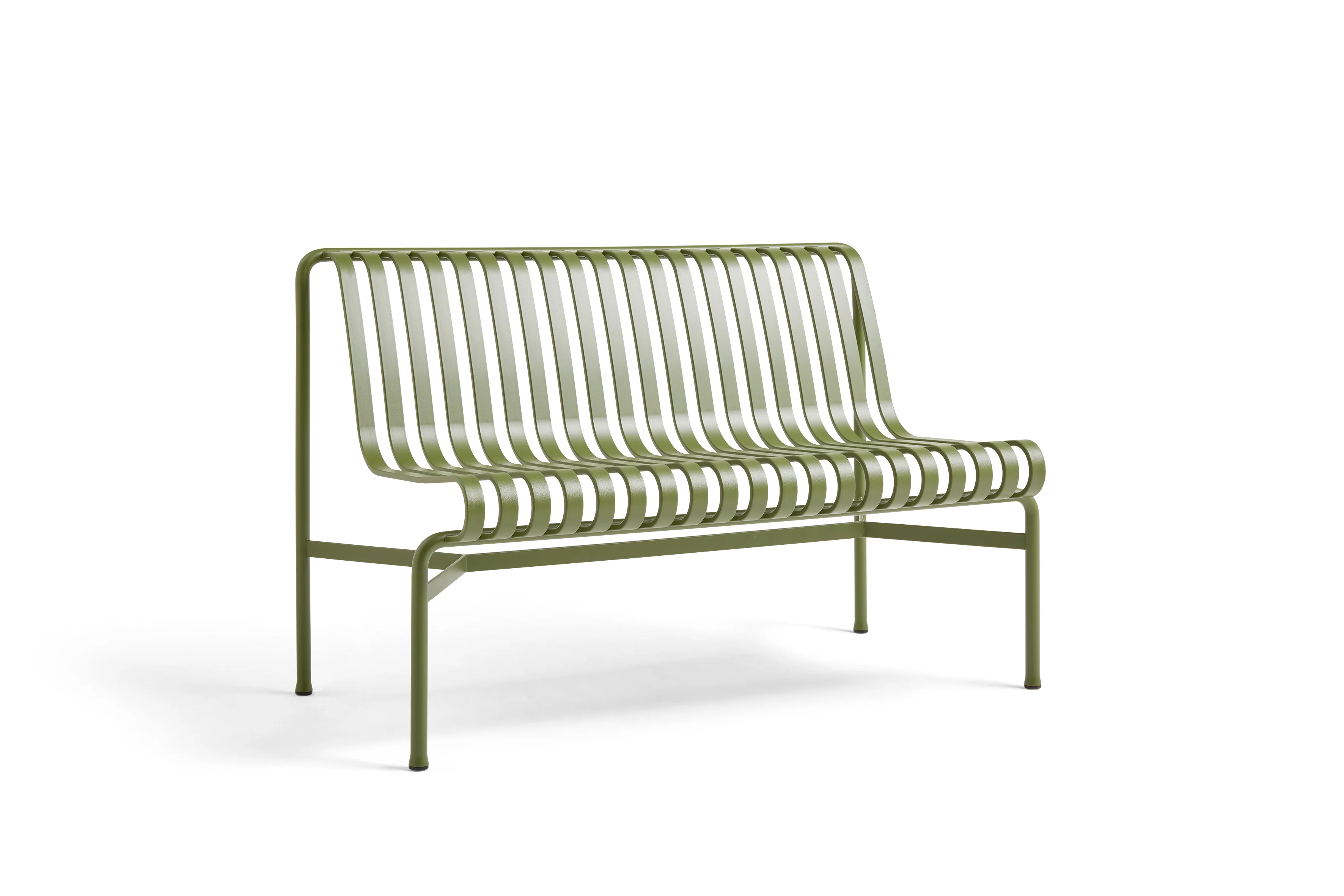 HAY  Palissade Dining bænk u/armlæn - Olive