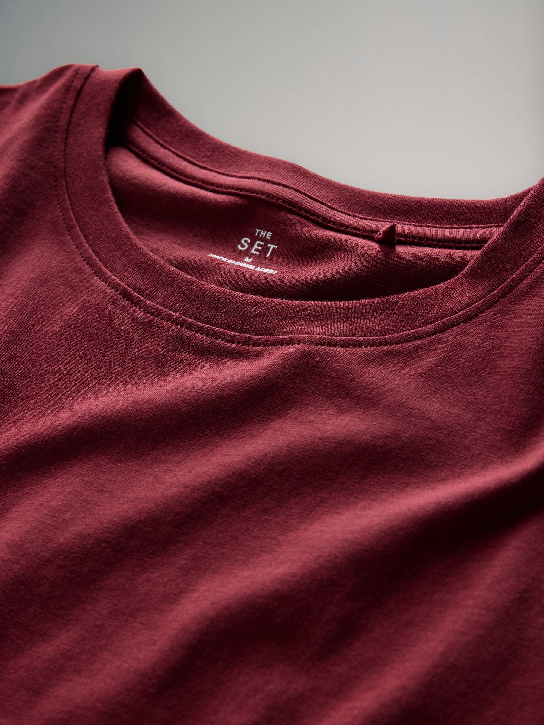 Zwart/donkerrood/warm kiezelkleurig/Crème - The Set verpakking van 4 relaxte T-shirts met korte mouwen