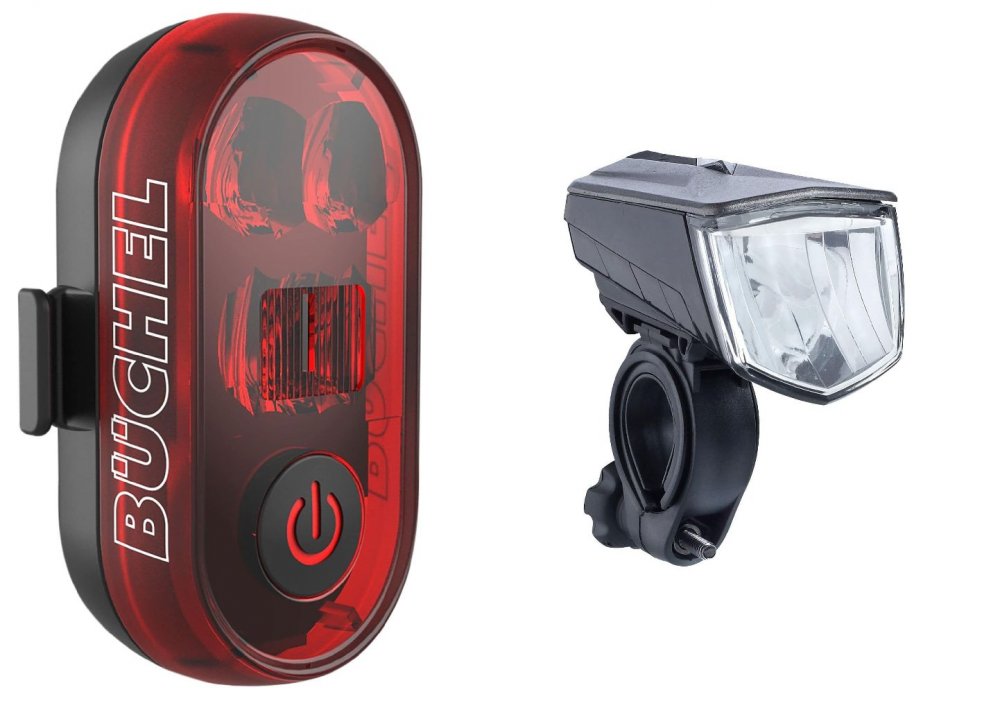 Büchel Lygtesæt 100 Lux Micro lens COB stoptech USB