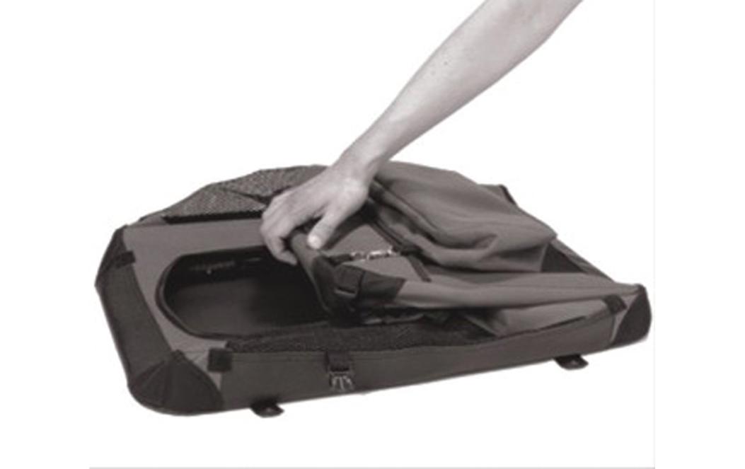 Tasche Traveller Plus S Blau / Grau, 50 x 35 x 35 cmPraktische Reisetasche für kleine Hunde oder Katzen