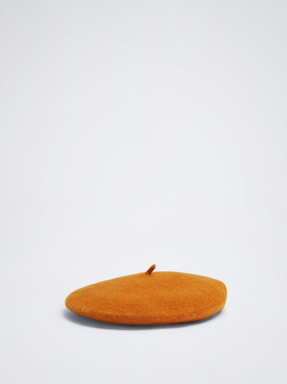 Boina de lã - Laranja