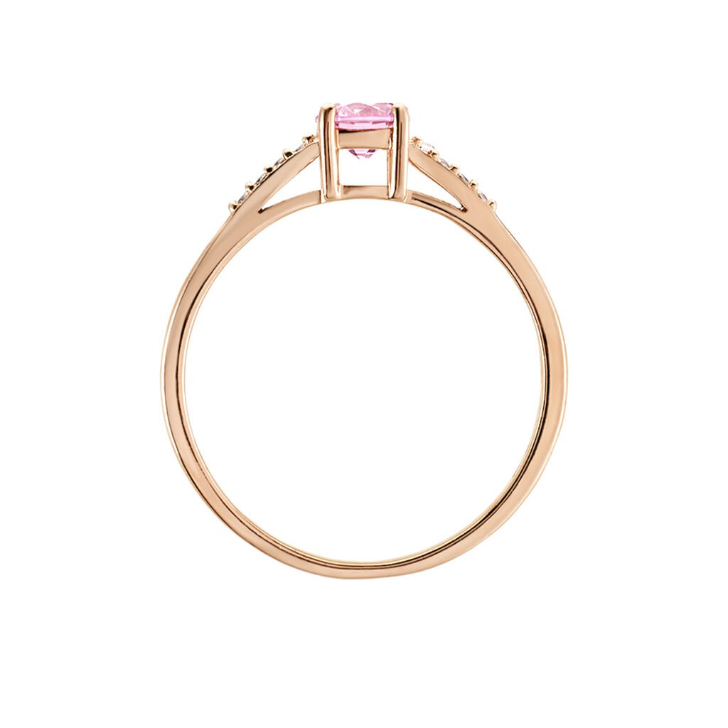 Bague Rio Argent Rose Oxyde De Zirconium