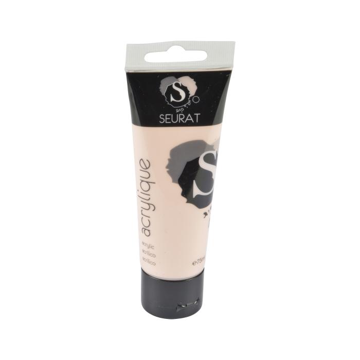 PEINTURE ACRYLIQUE TUBE 75ML ROSE CHAIR