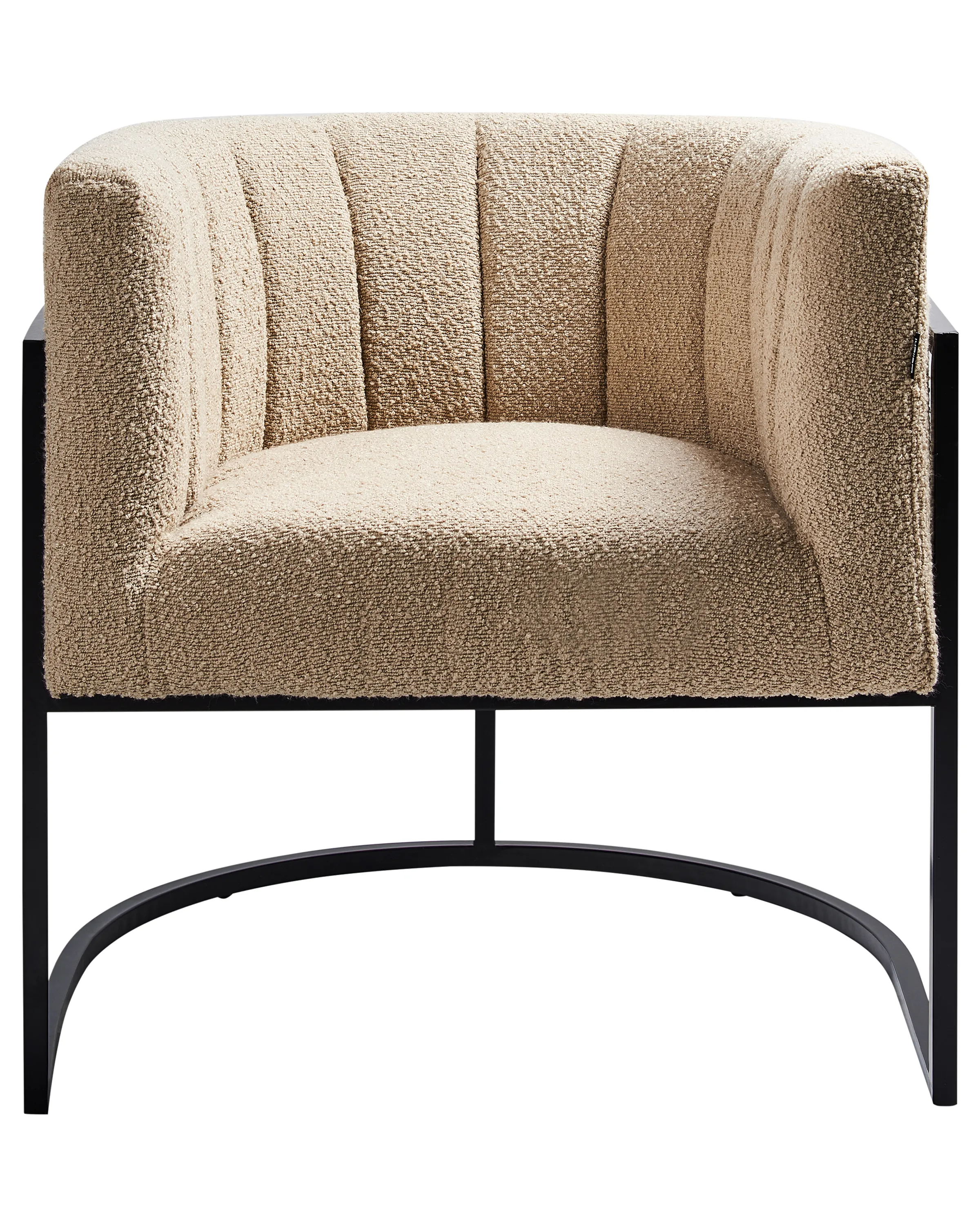 Fauteuil LARVIK II Bouclé Beige