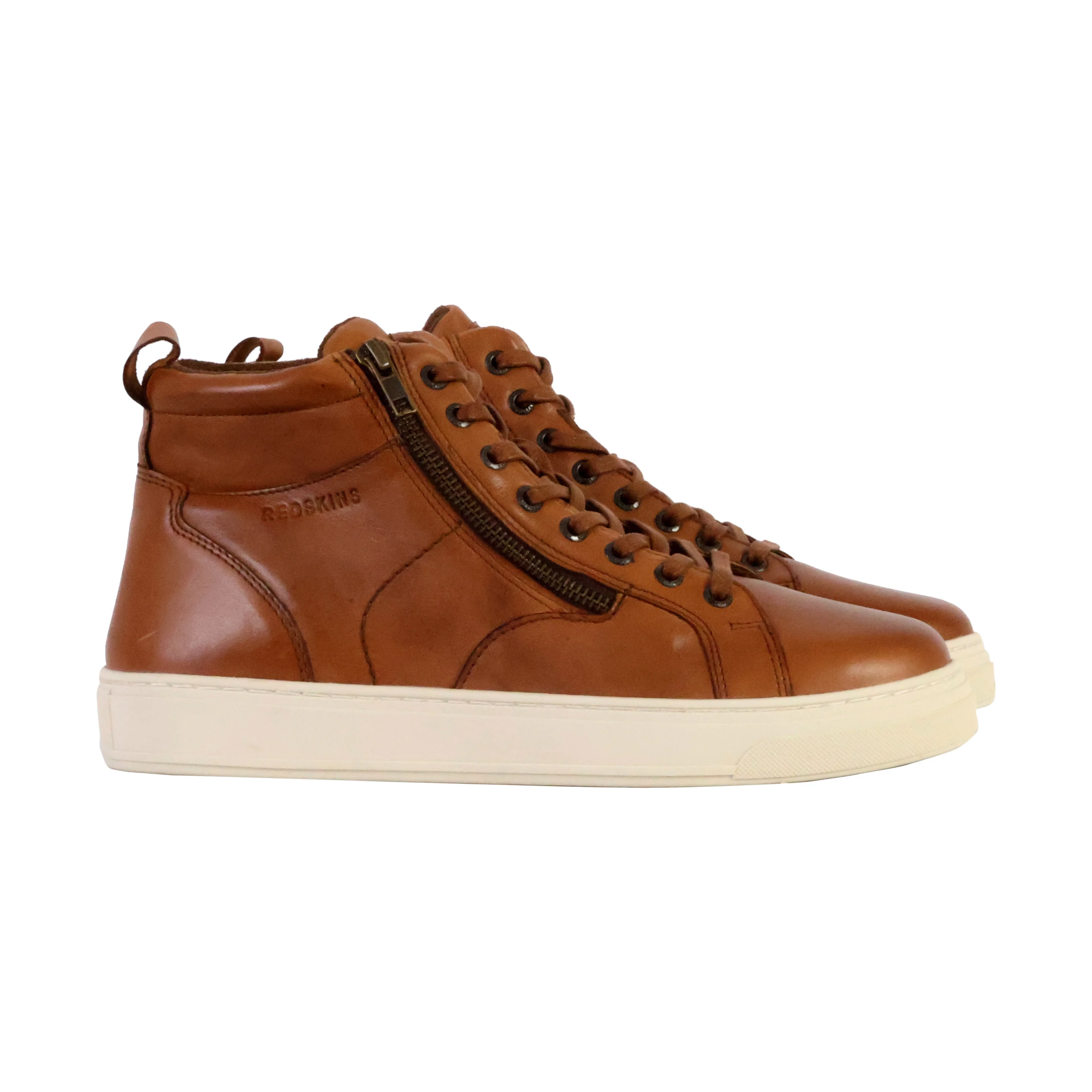Basket montante cuirbille | Marron