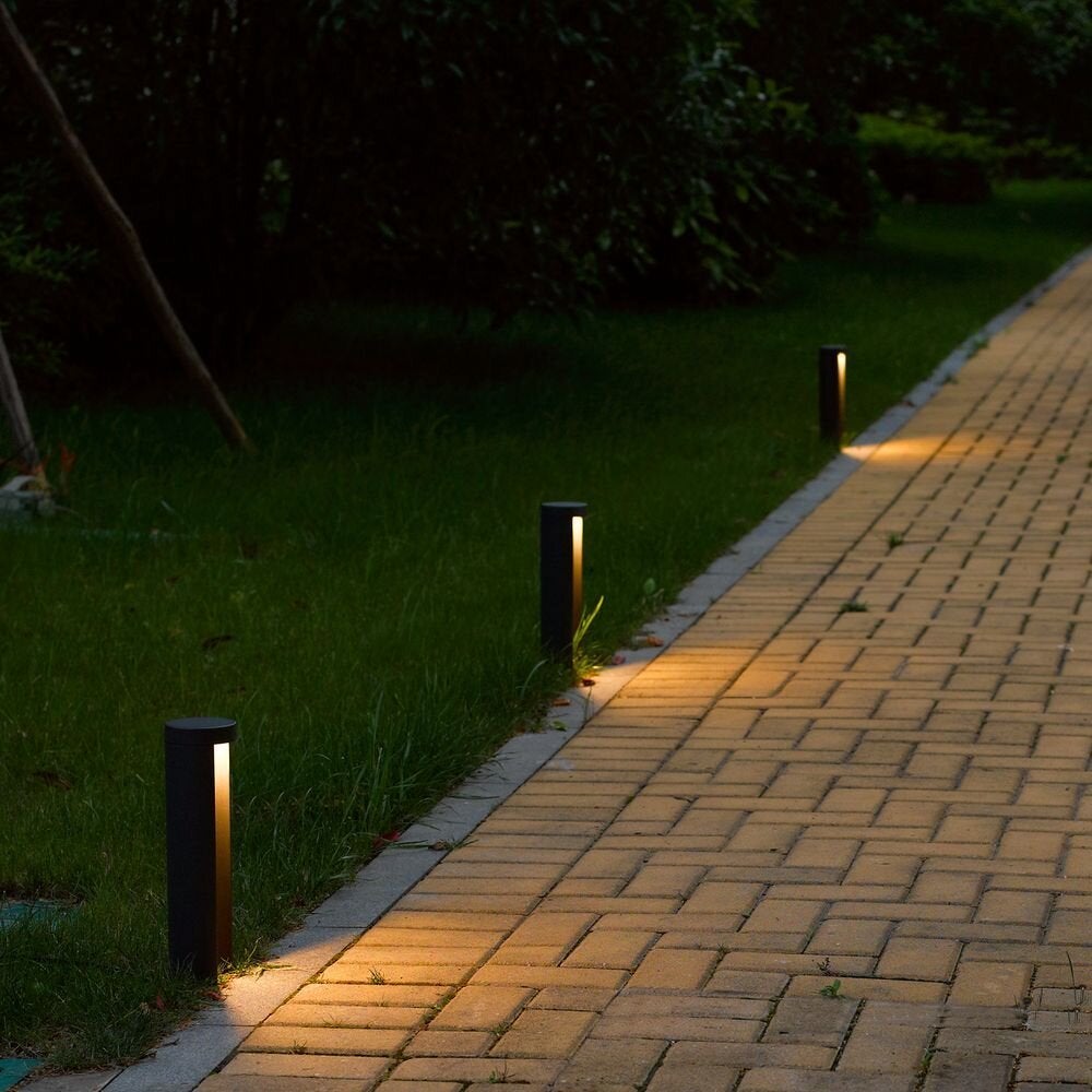 Combinatie sokkel- en vloerlamp voor buitengebruik, IP54, 250 mm hoog