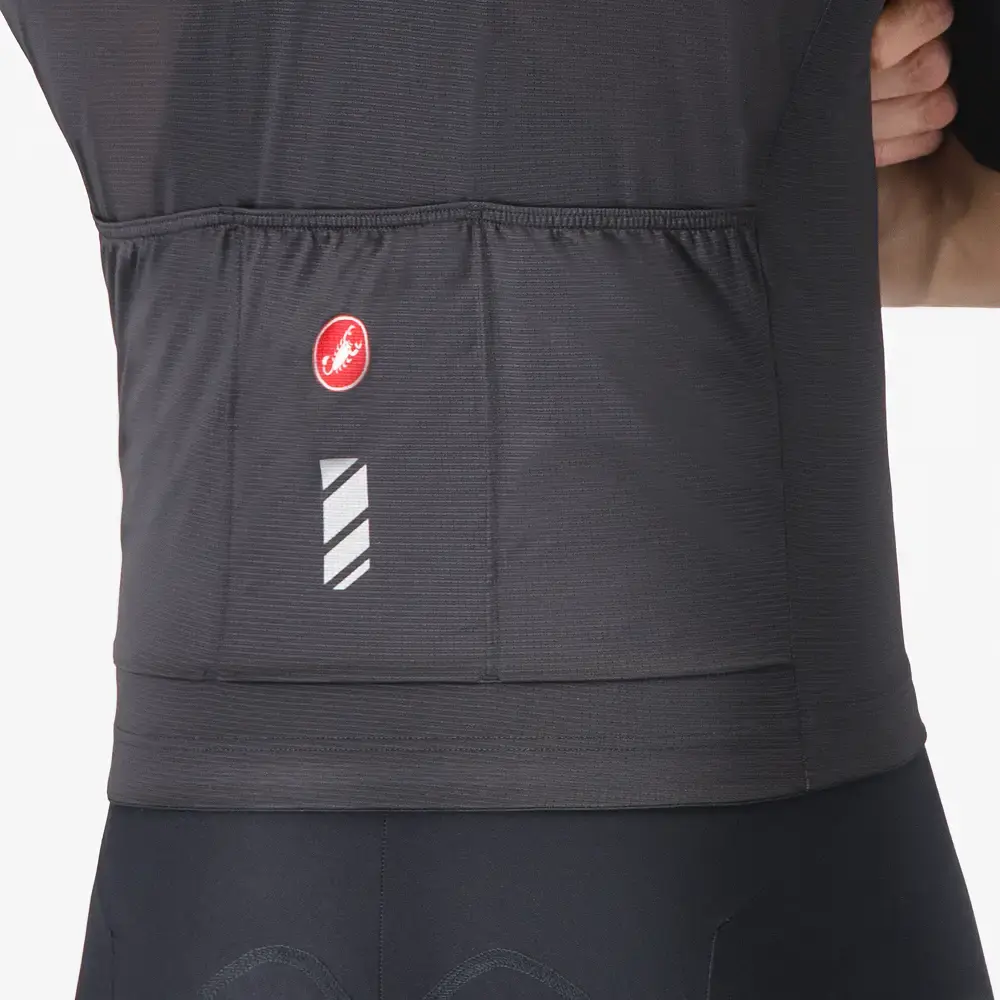 Castelli Unlimited Entrata 3 Fietsshirt Korte Mouwen Zwart Heren
