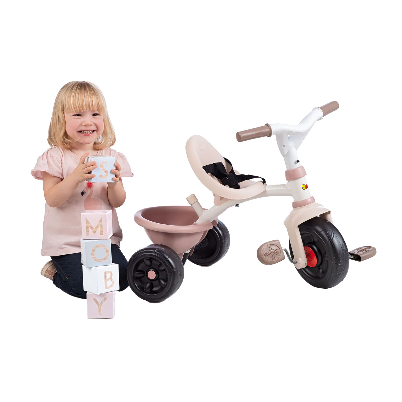 Smoby Be Fun Driewieler Roze