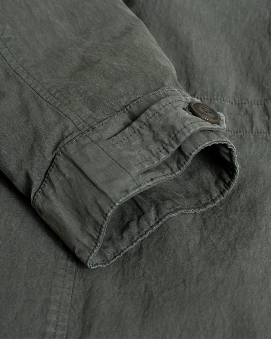 C.P. Company 50 Fili Garment Dyed Cotton/Nylon 2 in 1 Parka Green