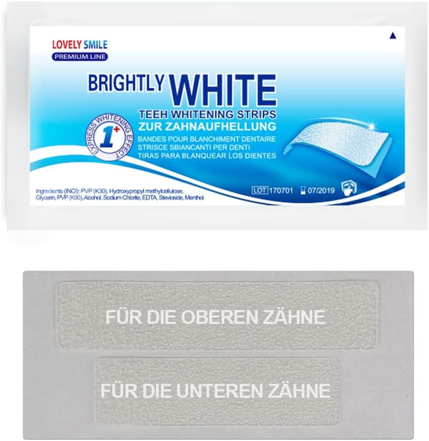 Lovely Smile WHITE-STRIPS Bleaching Stripes Zahnaufhellung-Streifen