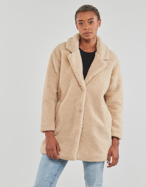 Only - ONLNEWAURELIA SHERPA COAT CC OTW - Beige