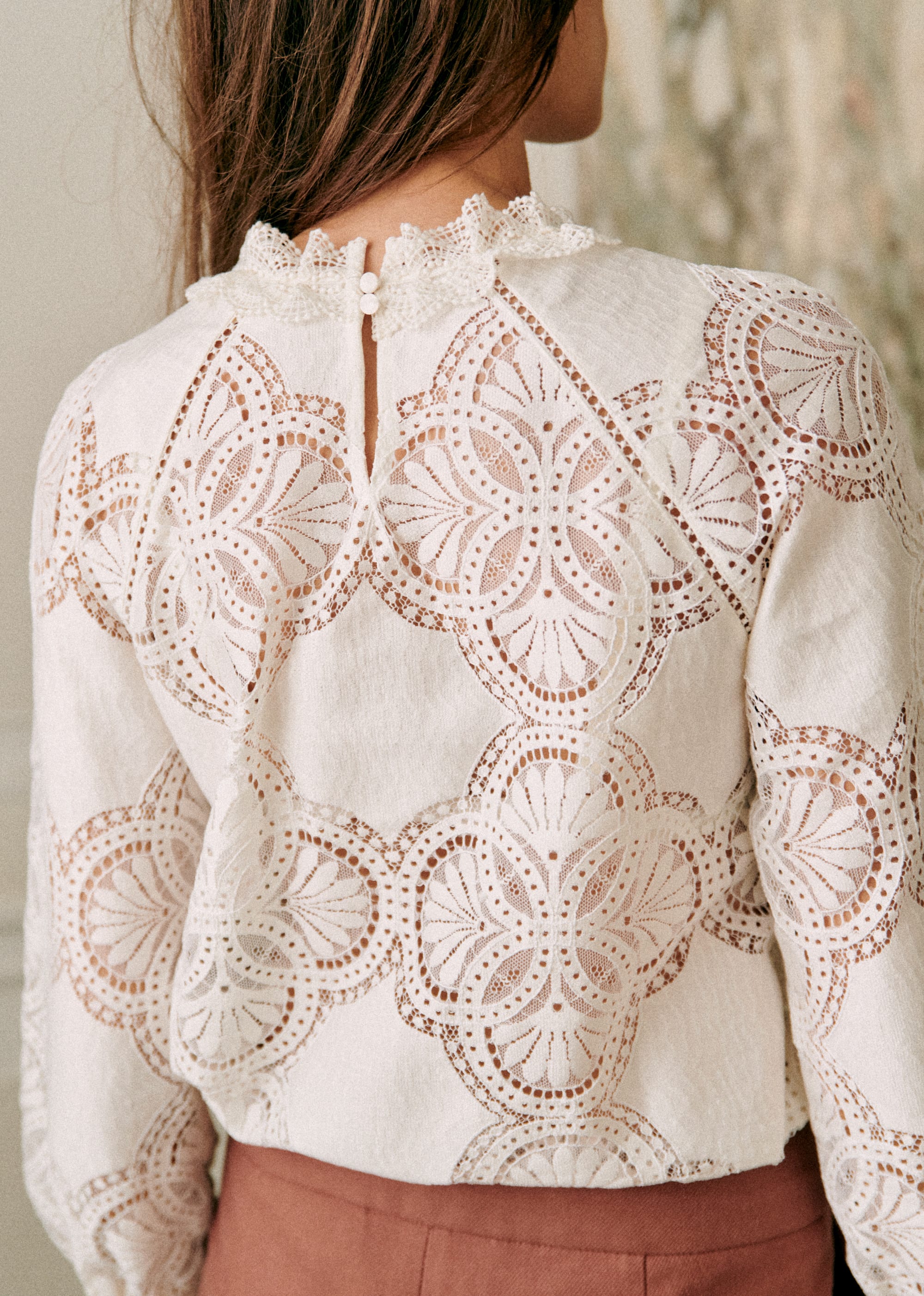 Blouse Bianca - Écru - E-SHOP/CHEMISES & BLOUSES 5905294
