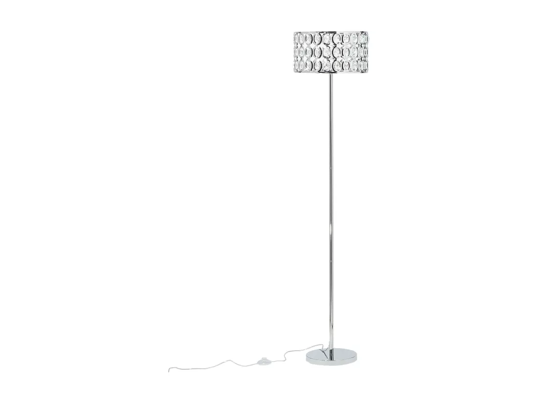 Lampadaire TENNA Cristal Argenté