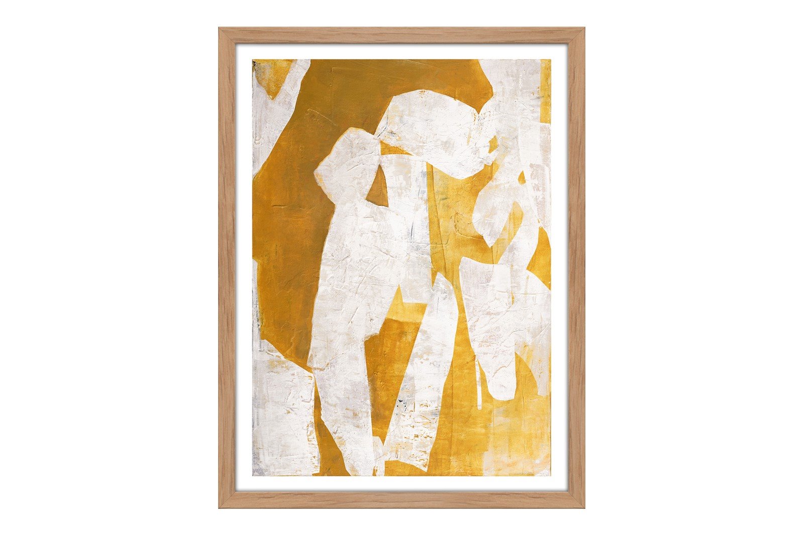 White Items 30x40 cm Oak Frame
