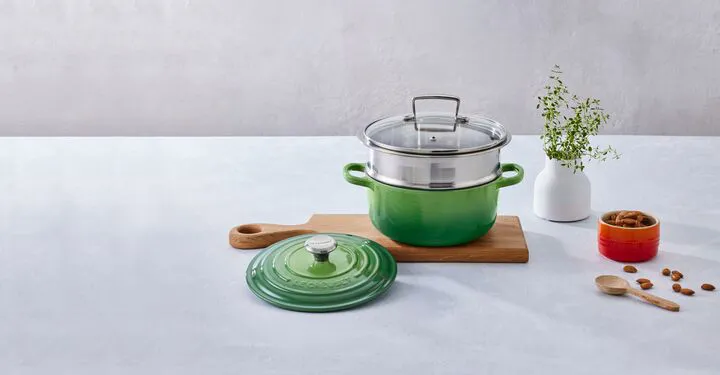 Le Creuset Multidampindsats m. glaslåg