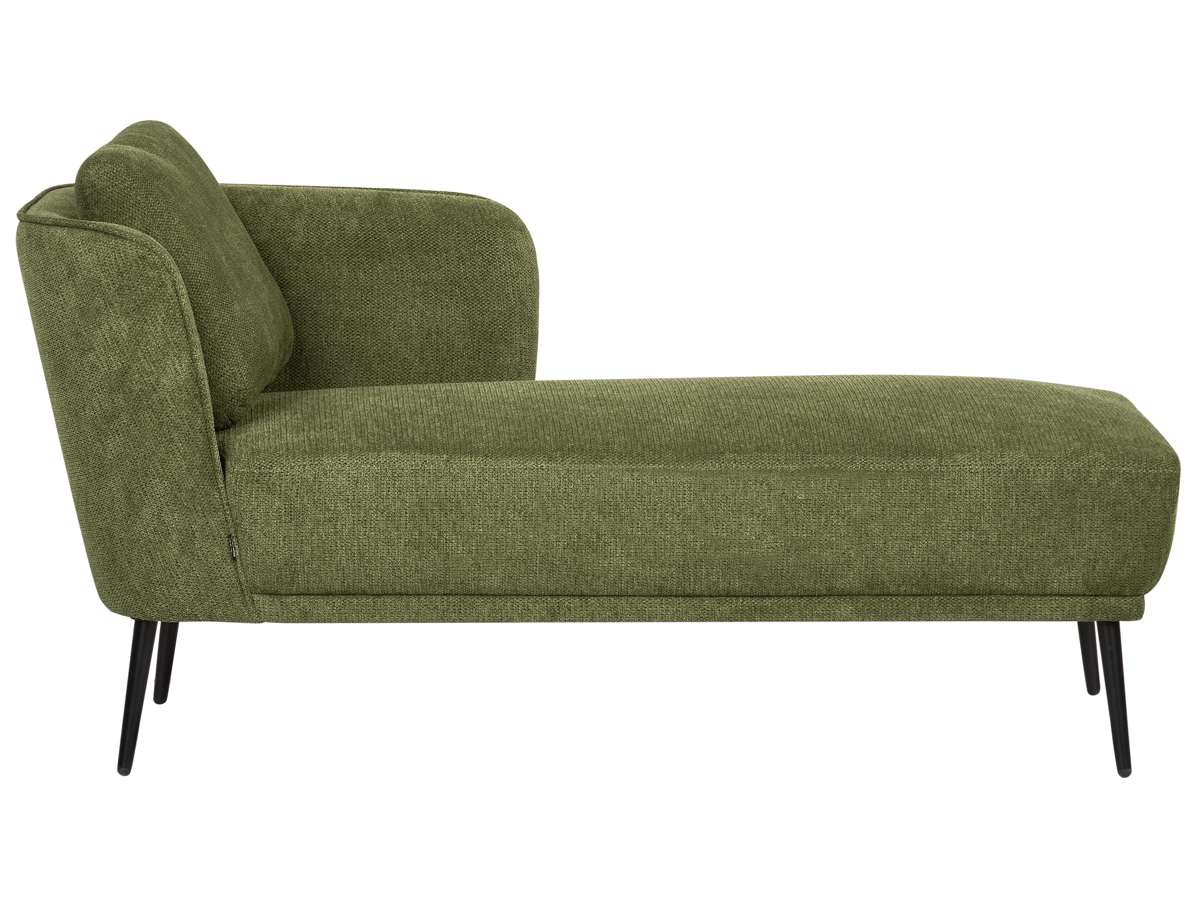 Linkszijdige chaise longue ARTHEZE Stof Donkergroen