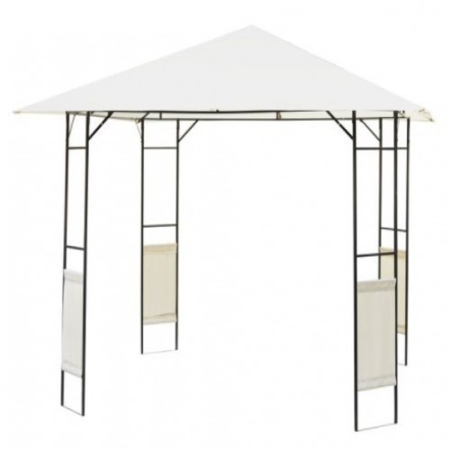Tenda gazebo de jardim Outsunny na cor creme.