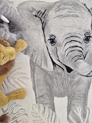 KMCarpets Gulvteppe Elefant 80x150, Creme