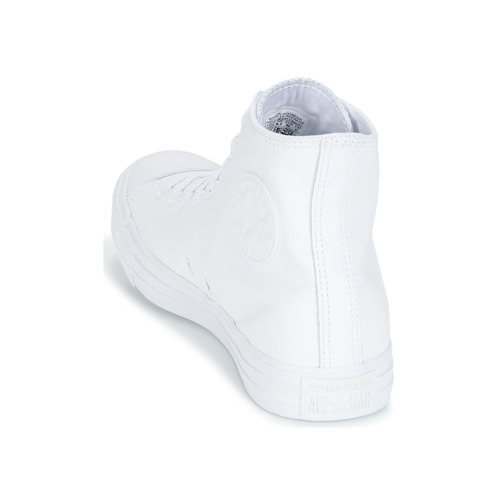 Converse - CHUCK TAYLOR ALL STAR LEATHER HI - Blanc