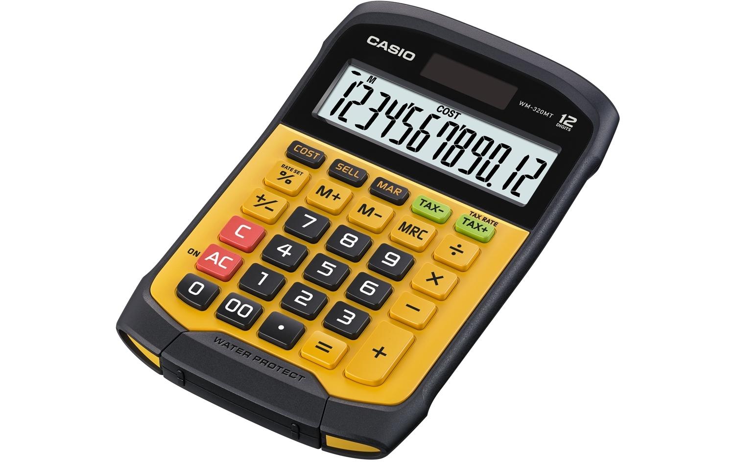 Taschenrechner CS-WD-320MT 12-stelligStaub. und spritzwassergeschützter Bürorechner