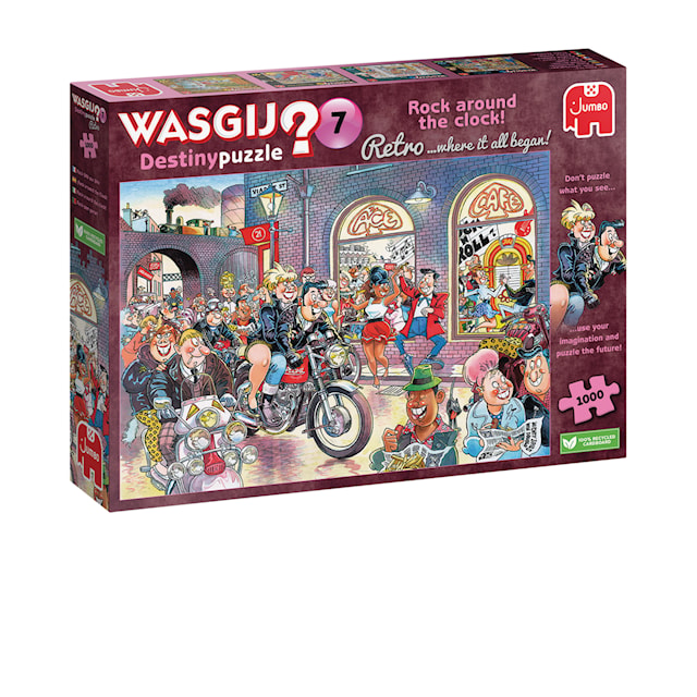 Wasgij Retro Destiny 7 rock around the clock Puslespill 1000 brikker, Jumbo