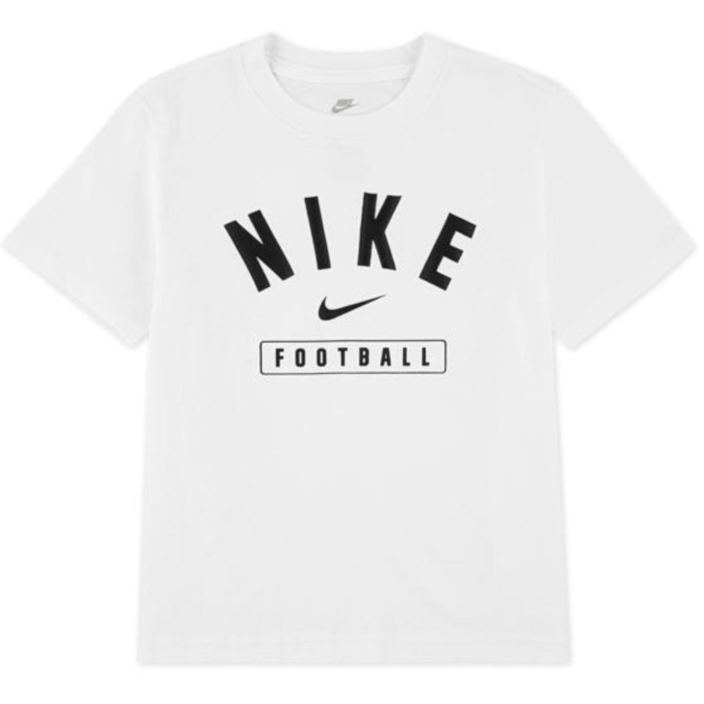 Køb NIKE White Football Bcs Field Sport T-Shirt