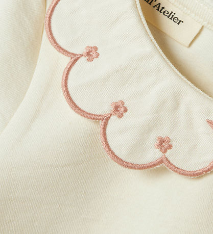 Lil' Atelier T-Shirt - NmfFundo - Coconut Milch/Misty Rose
