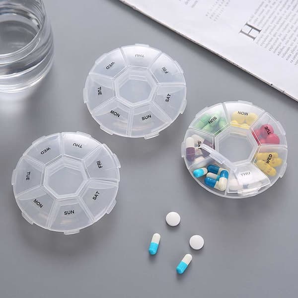 Glatt dose ukentlig boks - doseringsboks for vitaminer