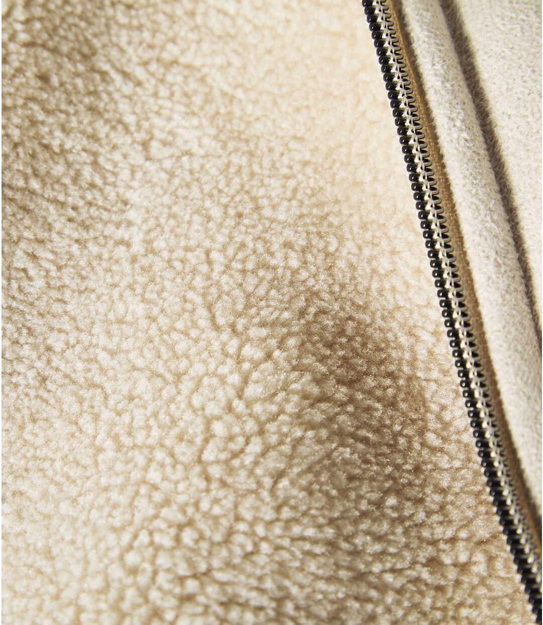 Veste Suédine Fourrée Sherpa