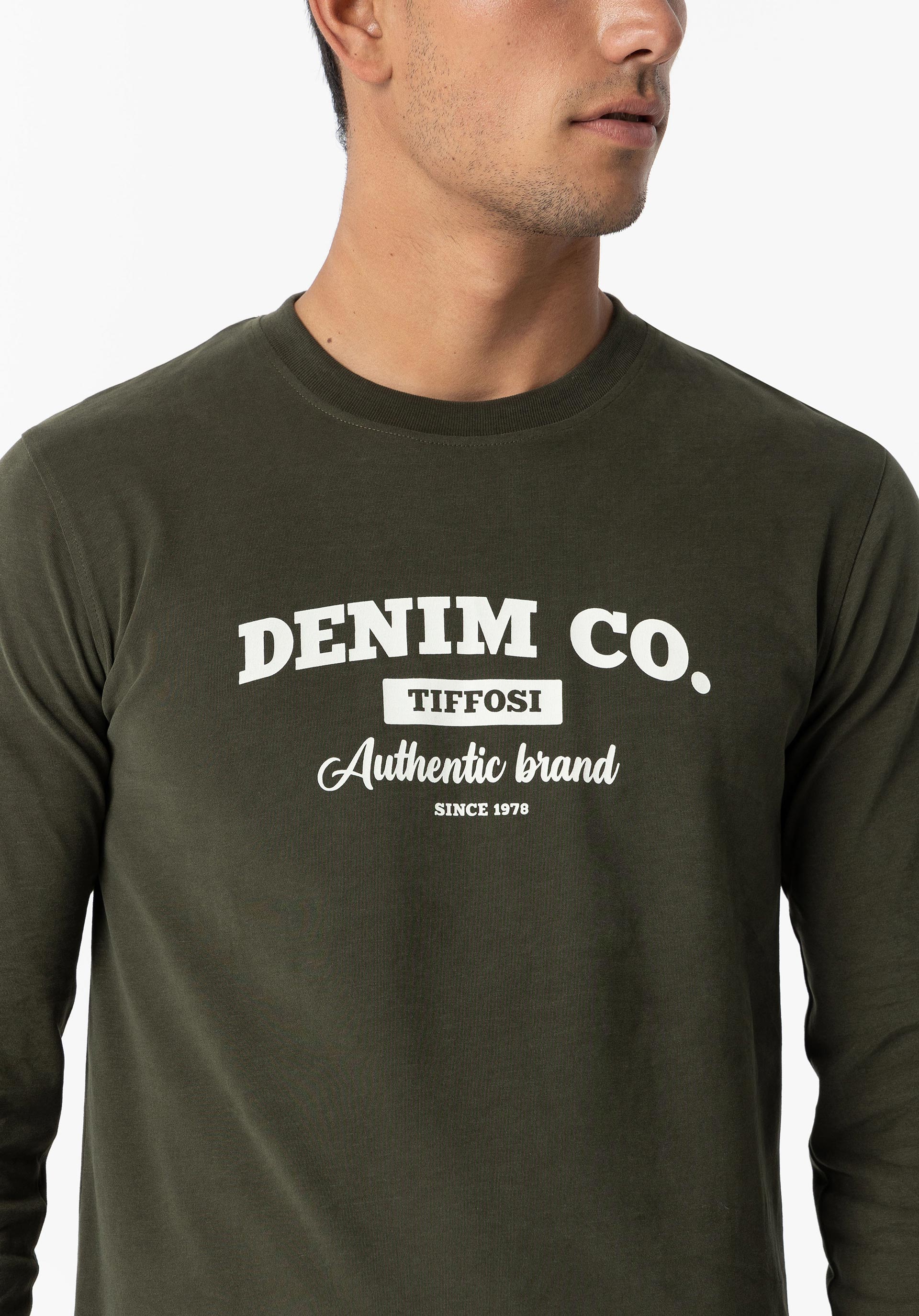 T-shirt Estampado Frontal Toque Suave