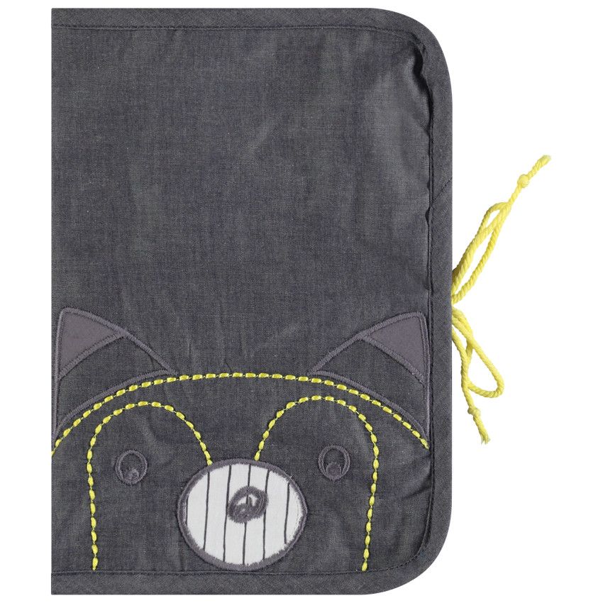 Protège carnet de santé Modern pop - Gris chiné
