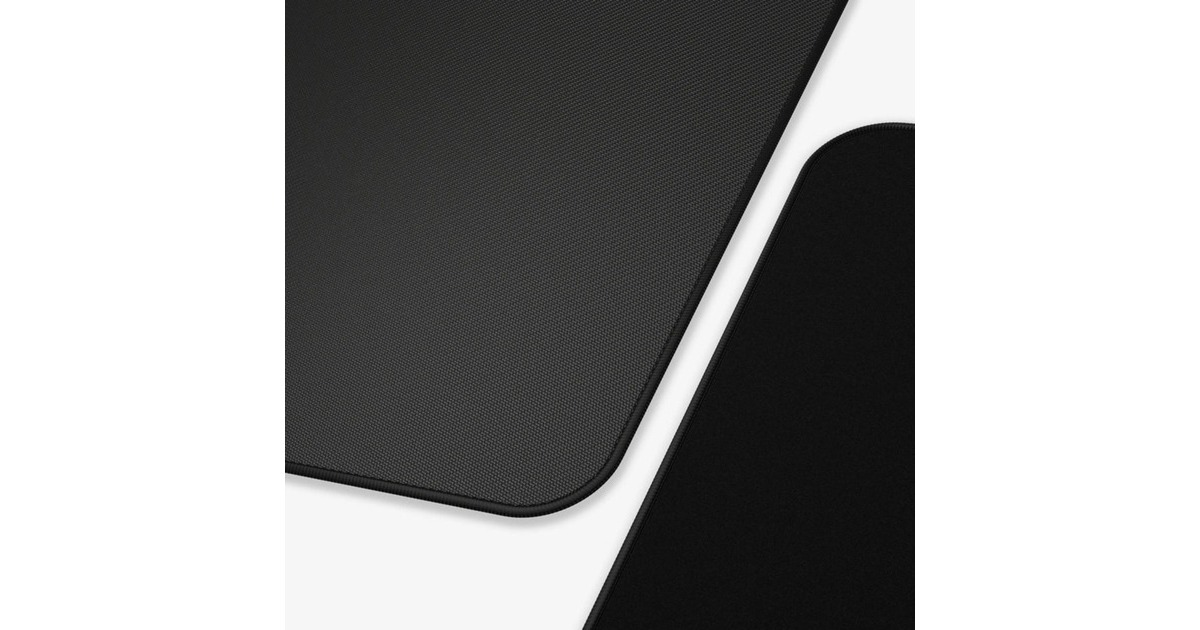 GloriousStitched Cloth Mousepad XL Heavy - Black Stealth  (Zwart)
