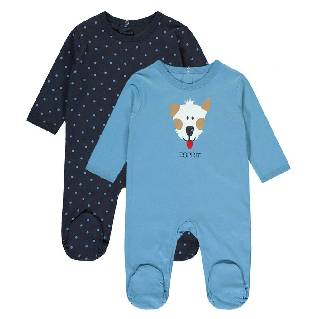 ESPRIT boxpak - set van 2 donkerblauw/blauw