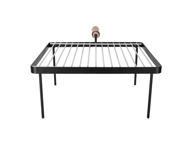 Nouvel 4-Fuss-Grill, 37 x 31 cm Vernickelter Grill