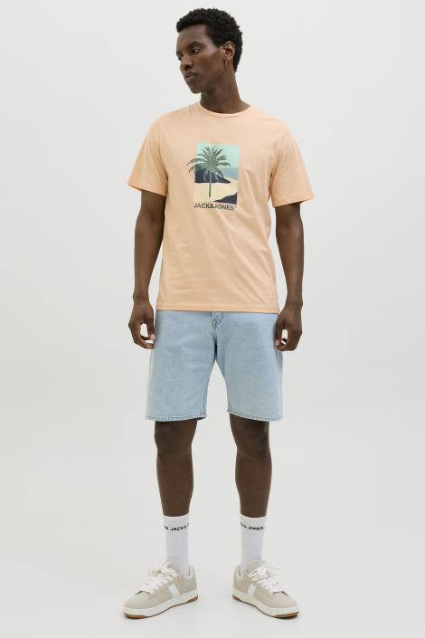 Jack & Jones oranje heren t-shirt