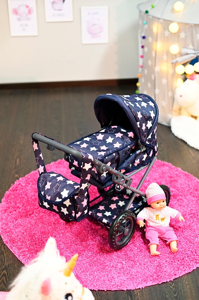 Knorrtoys® Kombi-Puppenwagen »Ruby« mit Wickeltasche