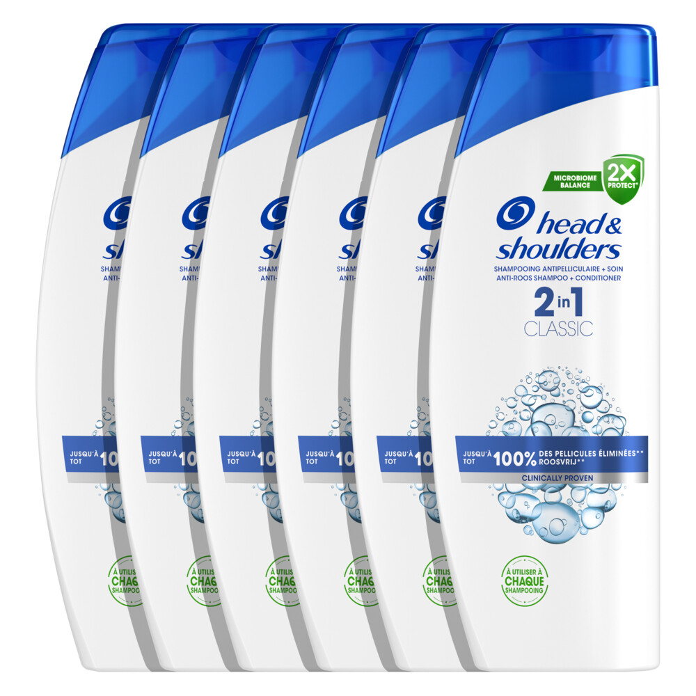 6x Head & Shoulders 2in1 Classic400 ml