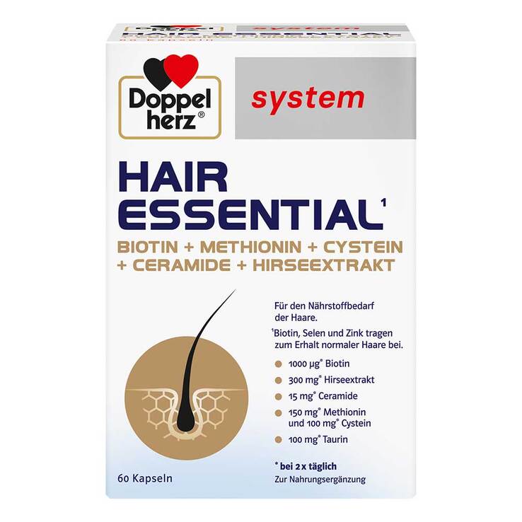 Doppelherz Hair Essential system Kapseln, 60 St