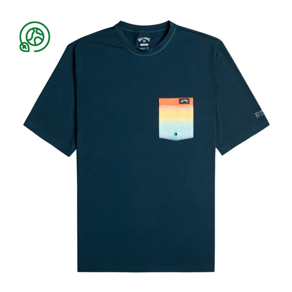 Billabong TEAM POCKET - Tee-shirt Homme navy