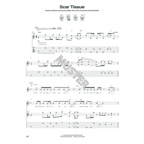 Hal Leonard RHCP Californication Guitar